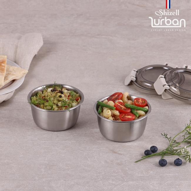 쉬젤 러반 슈퍼클린찬통 원형2종세트(350ml*2EA)