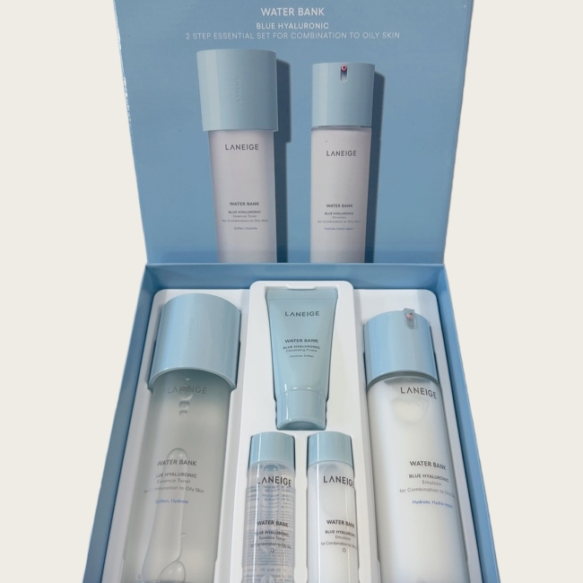 라네즈 워터뱅크 블루 히알루로닉 기초 세트(중·건성) 160ml+120ml