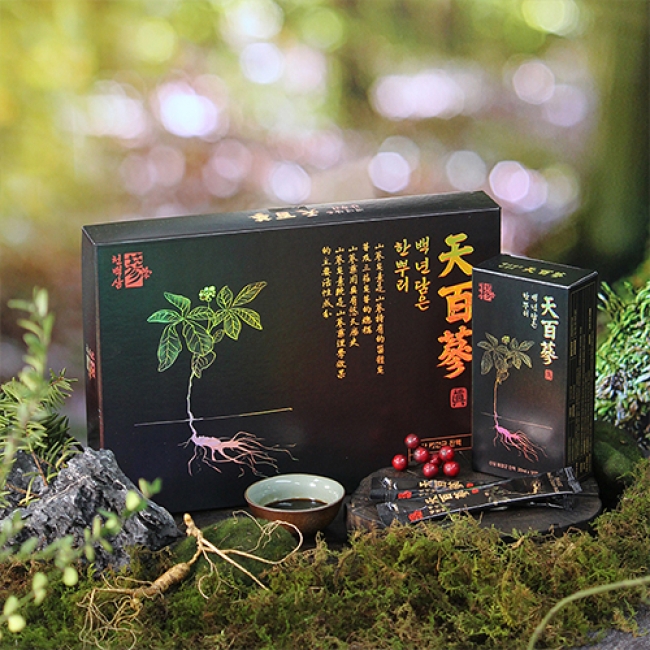 [천백삼 진]  100년산 천종산삼 99% 산삼배양근 20ml 30포_쇼핑백 증정