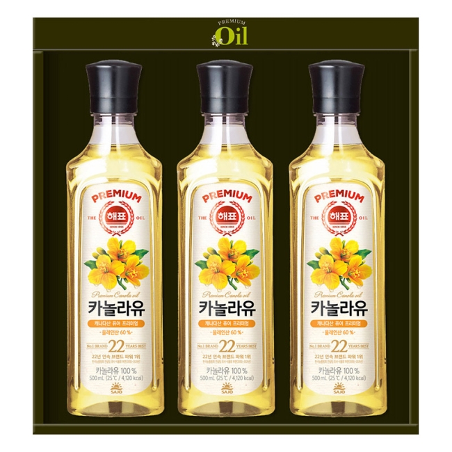 사조해표 프리미엄 오일 3p(상/하판)