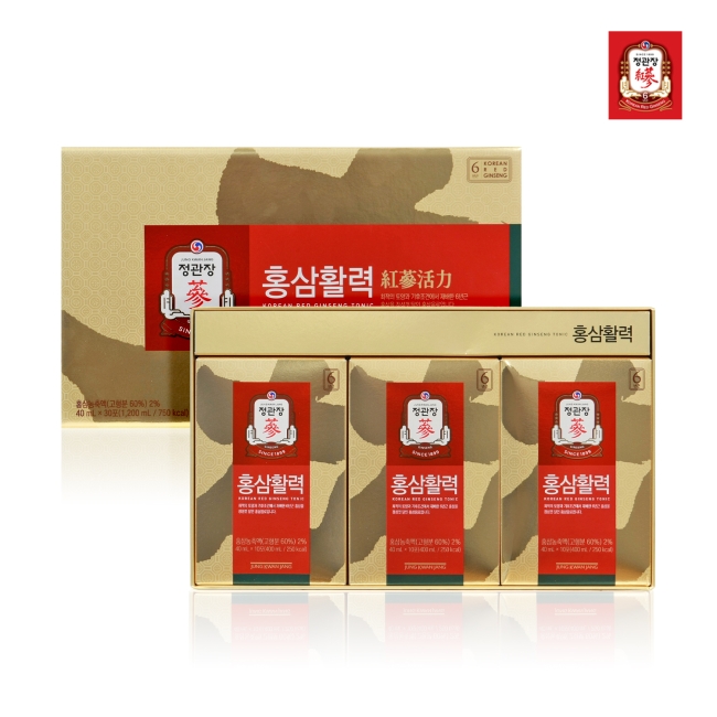 정관장 홍삼활력 40ml*30포 + 쇼핑백