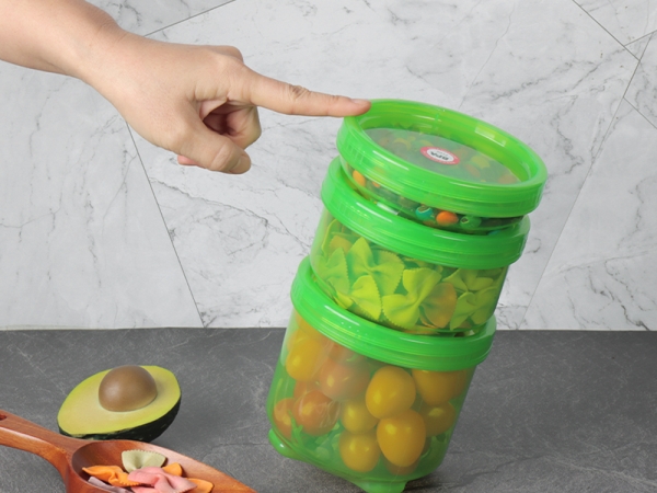 [맥스앤맥스] 그린 결착형 밀폐용기 6종