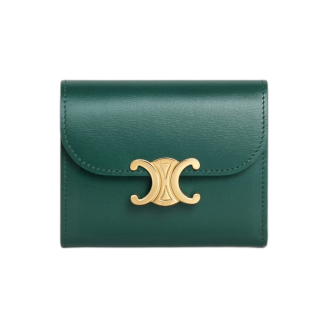 셀린느 샤이니 카프스킨 트리옹프 스몰 플랩 지갑 아마존 반지갑 10D783DPV31AN