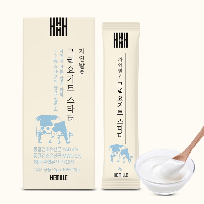 자연발효 그릭 요거트 스타터 2g x 10포