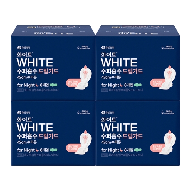 화이트 수퍼흡수 드림가드 수퍼롱 8PX4팩