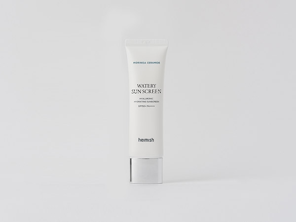 헤이미쉬 모링가 세라마이드 히알루론산 하이드레이팅 워터리 선스크린 SPF50+ PA++++