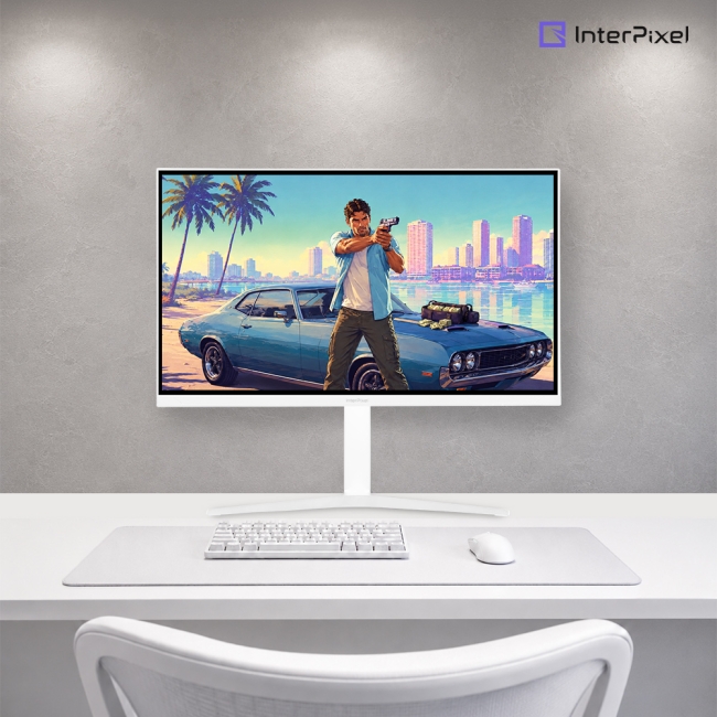 [인터픽셀]_IPQ3244W QHD IPS 165Hz 화이트 피벗 32인치 모니터(무결점)
