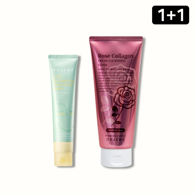 [1+1 행사] 오르제나 라하 올 멜팅 클렌징밤 + 오르제나 로즈 콜라겐 프레쉬 클렌징폼