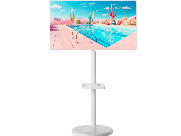 [주연테크] 32형 구글 스마트 TV 올화이트 HG320ZX 스탠드포함 (32HDWGOOGLE + BLS71-43W) 자가설치