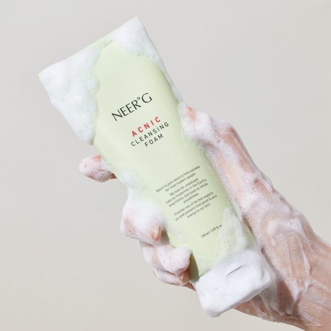 니얼지(NEER\'G)  아크닉 클렌징 폼  150ml 여드름성 피부 완화 