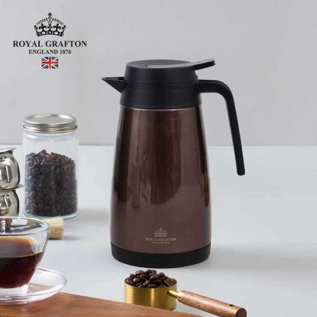 로얄그래프톤 보온보냉포트 1L-브라운(N)