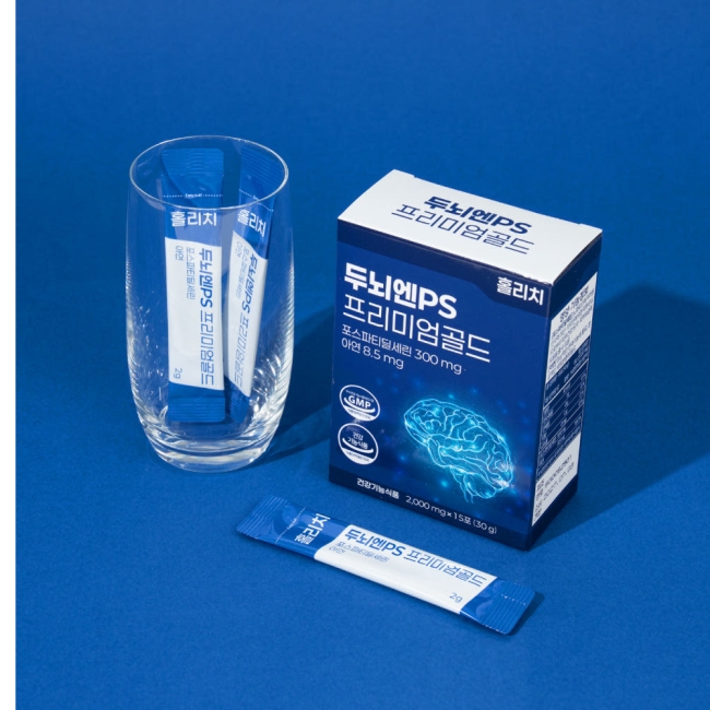 홀리치 두뇌엔 PS프리미엄 골드 2000mg x 15포(30g) 2세트