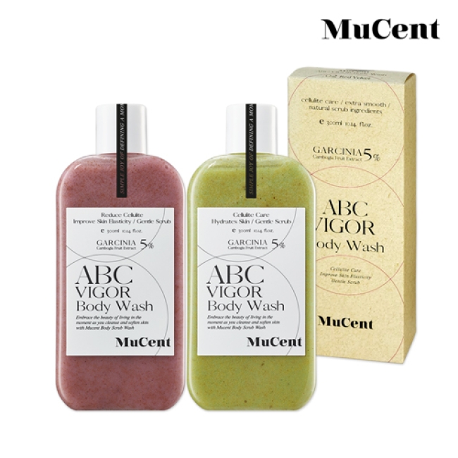 [백화점판매용] [뮤센트X양쥐언니] 뮤센트 ABC 비거 바디워시300ml 2종세트_전용선물박스 증정_(5개)