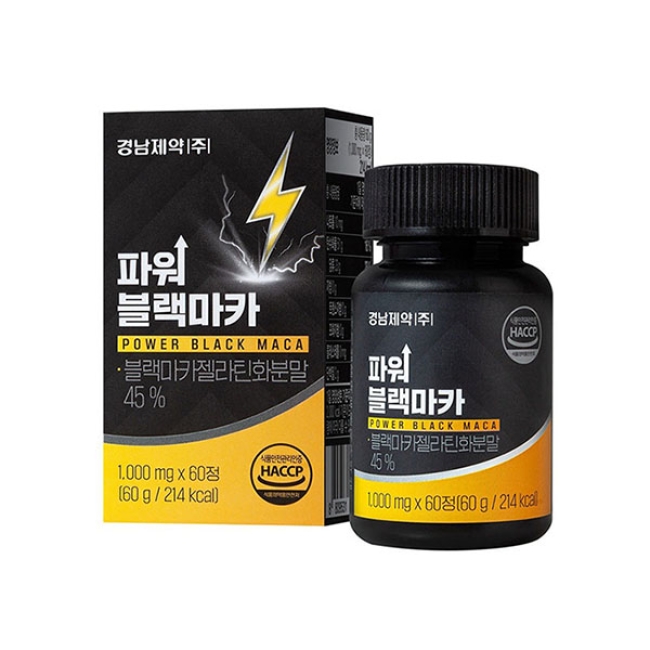경남제약 파워블랙마카 1,000mg x 60정
