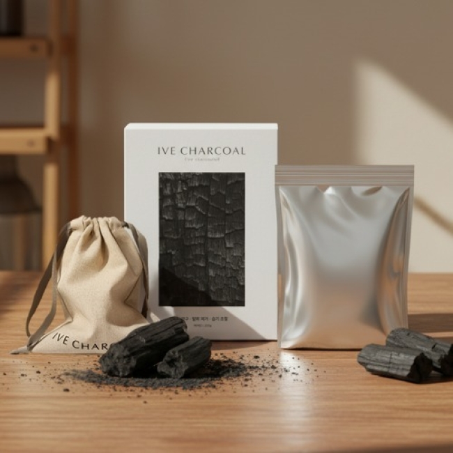 [이브차콜] 에어탄 공기정화 냄새제거제 (선물용)
