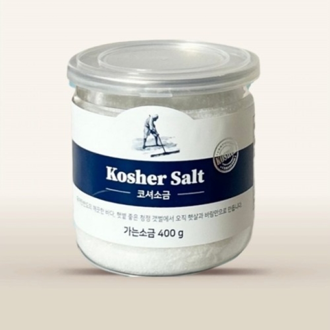 [라온오가닉] 멕시코산 코셔소금 400g 1통(가는소금)