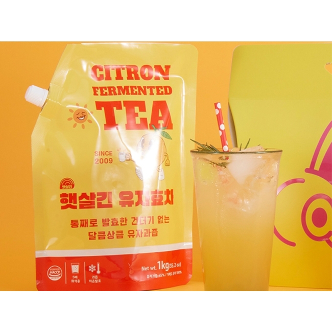 국내산 거제 유자효차 1kg x 1팩