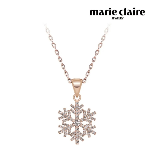 [마리끌레르] 14K Gold Plated 눈꽃목걸이 MC2039