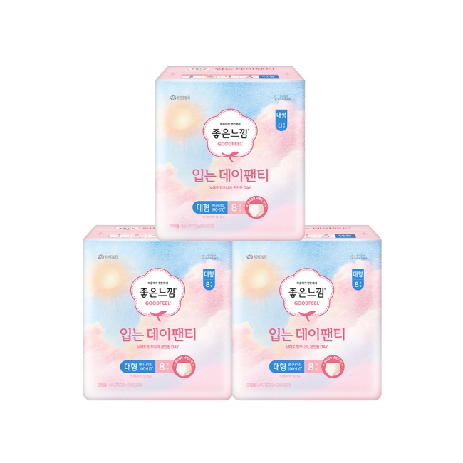 좋은느낌 입는데이팬티 L 8PX3팩