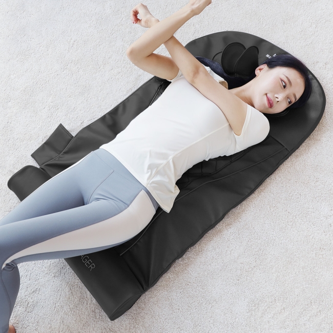 메디니스 뷰티웨이브 매트리스형 스트레칭 마사지기(블랙) MD-650