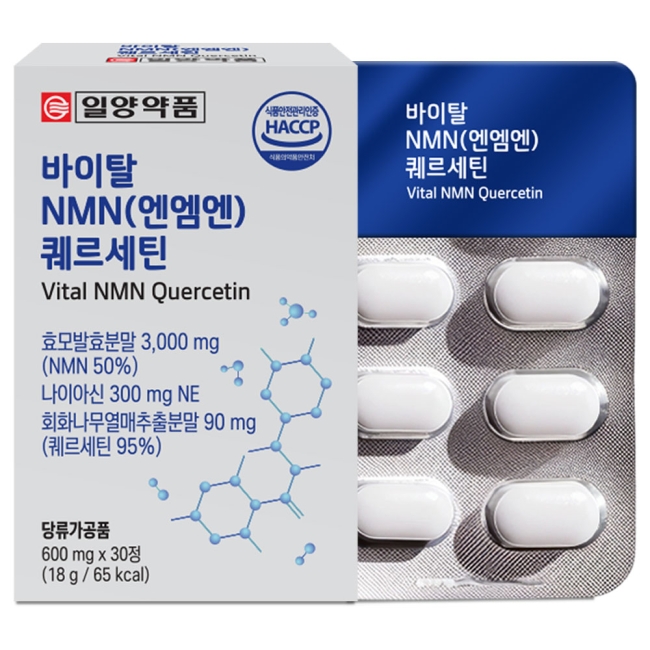 [일양약품]바이탈NMN퀘르세틴(600mg x 30정)
