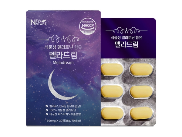 [뉴네이처]식물성 멜라토닌 함유 멜라드림(600mg x 30정)