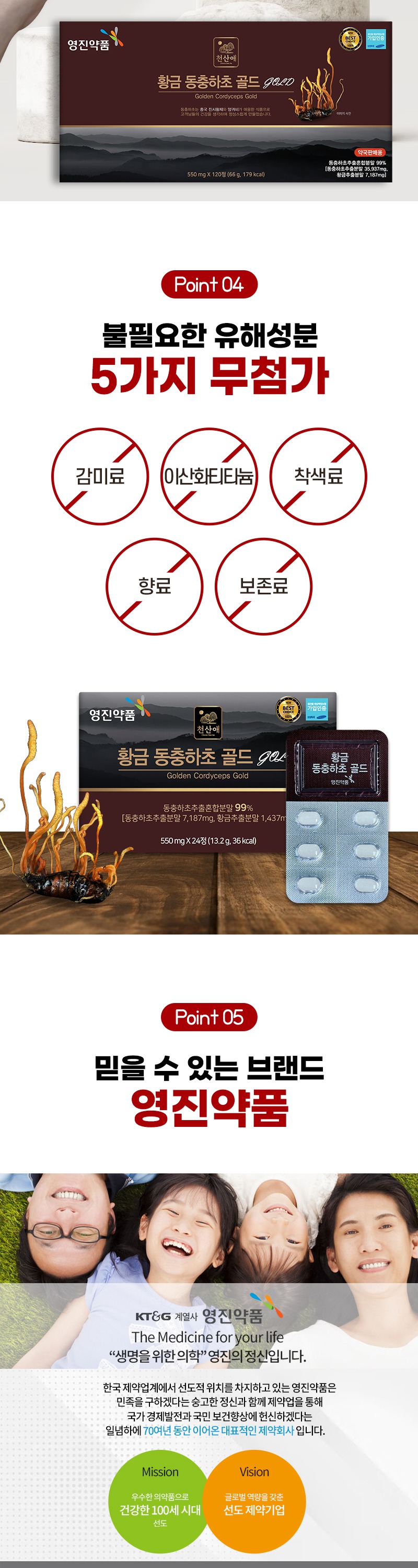 영진약품)한방황금동충하초골드